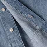 buttons detail of TERSE DENIM SHIRT / DENIM CHIARO