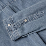 sleeve detail of TERSE DENIM SHIRT / DENIM CHIARO