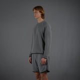 3/4 position of FRESH DYE SWEATSHIRT / BLU