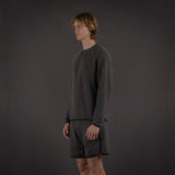 3/4 position of FRESH DYE SWEATSHIRT / GRIGIO