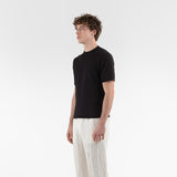 3/4 position of SUPERIOR PIMA TSHIRT 18G / NERO