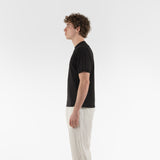 side of SUPERIOR PIMA TSHIRT 18G / NERO