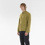 3/4 position of COMPACT SHIRT / VERDE RANA