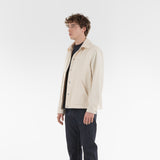 3/4 position of BIO GABARDINE COACH JACKET / NATURALE
