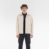 Front of BIO GABARDINE COACH JACKET / NATURALE