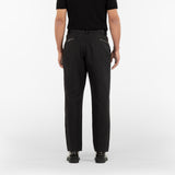 back of ORIGAMI WOOL PANTS / GESSATO