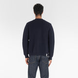 back of PURE CASHMERE TIMELESS CARDIGAN 5G / BELUGA
