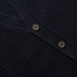 buttons detail of PURE CASHMERE TIMELESS CARDIGAN 5G / BELUGA