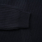 sleeve detail of PURE CASHMERE TIMELESS CARDIGAN 5G / BELUGA