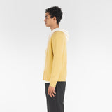 side position of PURE CASHMERE TIMELESS CARDIGAN 5G / SUN