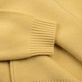 sleeve detail of PURE CASHMERE MOCK NECK SWEATER 7G / SUN
