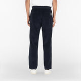 back of AGELESS CORDUROY PANTS / BLUE NAVY