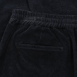 back pocket detail of AGELESS CORDUROY PANTS / BLUE NAVY