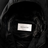 HYBRID KNIT INSULATED TUBE JACKET / BLACK