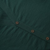 button detail of PURE CASHMERE FEATHER LIGHT CARDIGAN 18G / FOREST