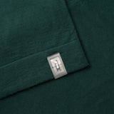 NFC tag detail of PURE CASHMERE FEATHER LIGHT CARDIGAN 18G / FOREST