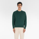 PURE CASHMERE FRENCH TERRY 12G / FOREST GREEN