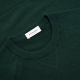 PURE CASHMERE FRENCH TERRY 12G / FOREST GREEN