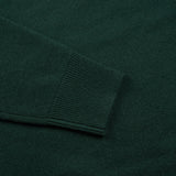 PURE CASHMERE FRENCH TERRY 12G / FOREST GREEN