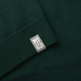 PURE CASHMERE FRENCH TERRY 12G / FOREST GREEN