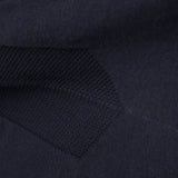 Dettaglio tessuto del maglione COTTON CASHMERE WHOLEGARMENT 18G / NAVY MELANGE