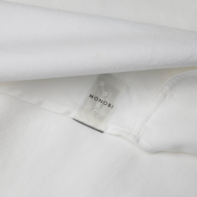 Dettaglio etichetta NFC di SIDE POCKET OXFORD SHIRT / BIANCO OTTICO