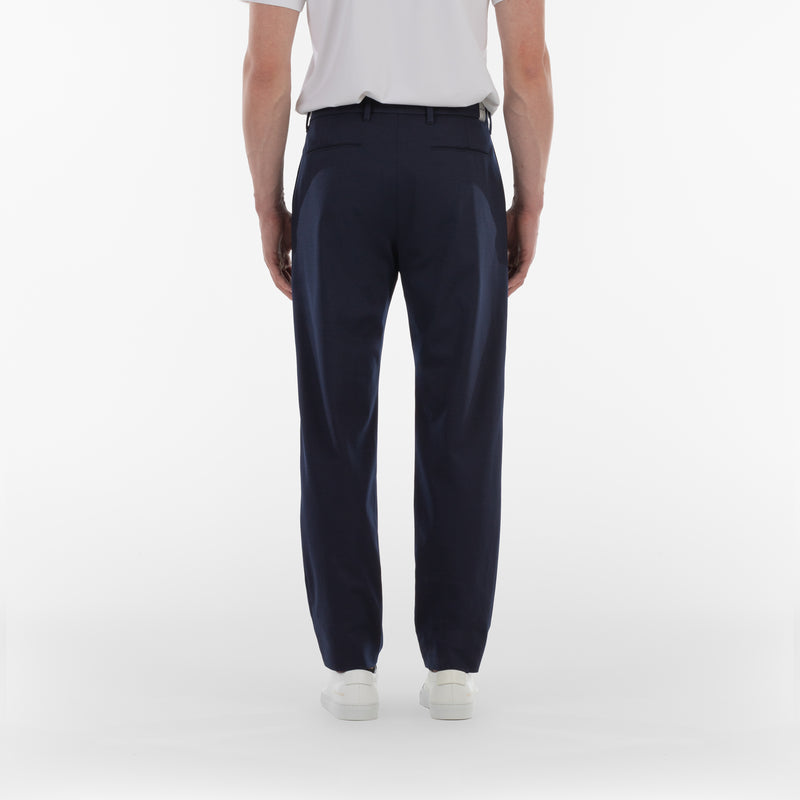 Retro dei pantaloni di EASY CARE SUIT / BLUE NAVY