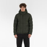 Parte anteriore di GIACCA COTONE POP DOWN / VERDE MILITARE