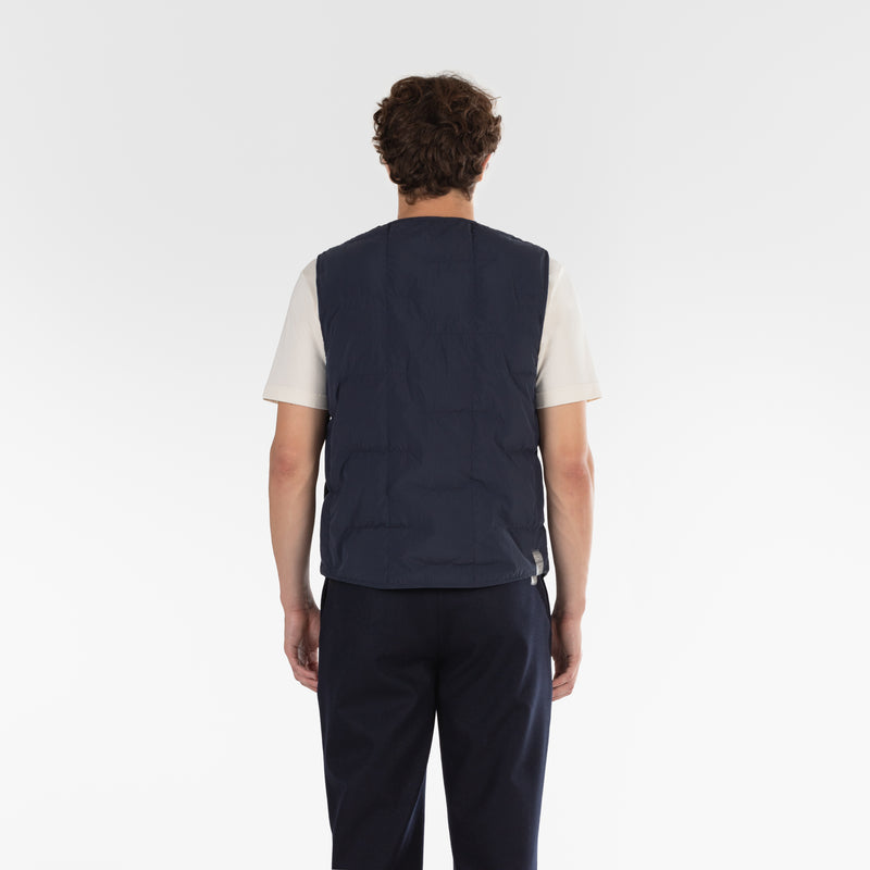 Retro del Gilet ECO POP / BLU NAVY