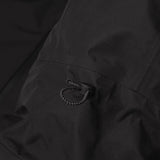 Dettaglio coulisse di 3LAYER COTTON RAINPARKA / NERO