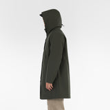 Lato di 3LAYER COTTON RAINPARKA / VERDE MILITARE