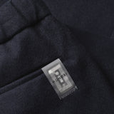 Dettaglio etichetta NFC di RESPONSIBLE WOOL CHINO / BLUE NAVY