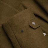 CAPPOTTO CAMMELLO CON CAPPUCCIO / VERDE LODEN