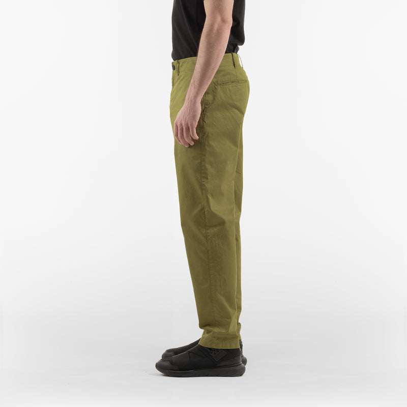 lato di BIO GABARDINE CHINO / VERDE RANA