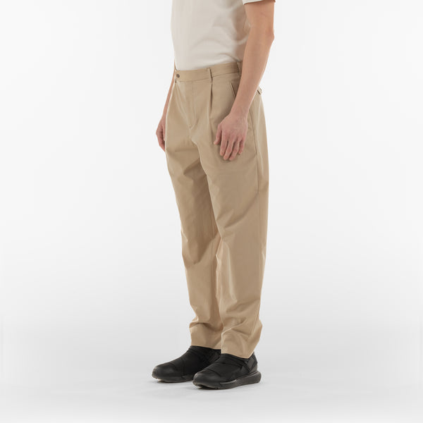 BIO COTTON TROUSERS / BEIGE