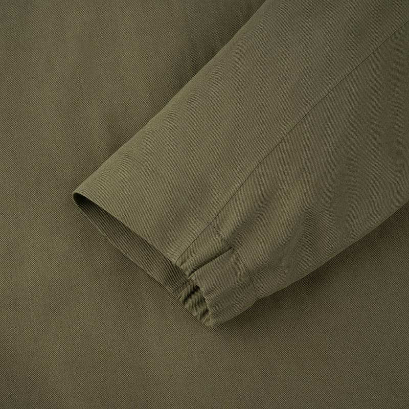 dettaglio manica di ORIGAMI OUTERSHIRT / VERDE SALVIA