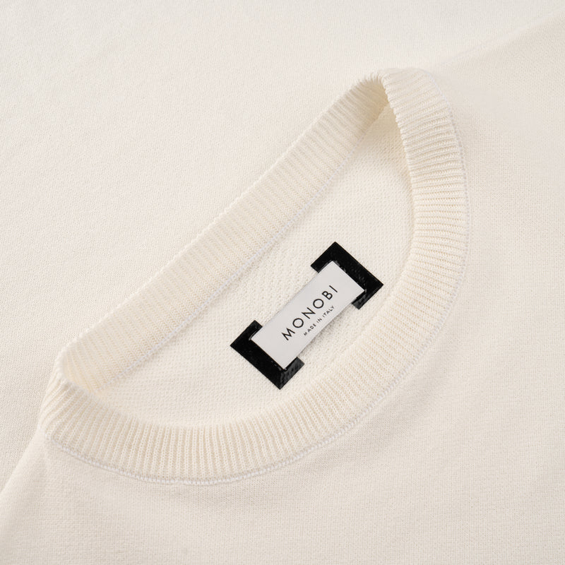 T-SHIRT ORIGAMI / BIANCO NATURALE