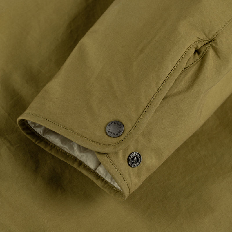 dettaglio manica di COMPACT SHIRT / VERDE RANA