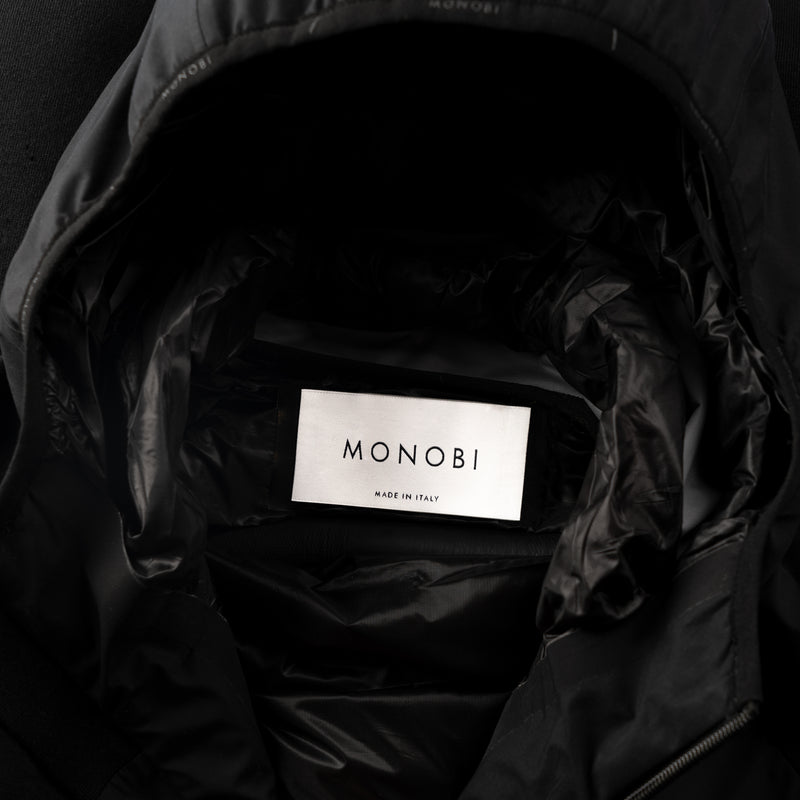 HYBRID KNIT INSULATED TUBE JACKET / BLACK