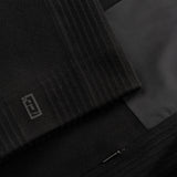 BOMBER IN MAGLIA IBRIDA / NERO