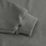 Dettaglio manica di Superior Wool Loungewear Hoodie colore grigio