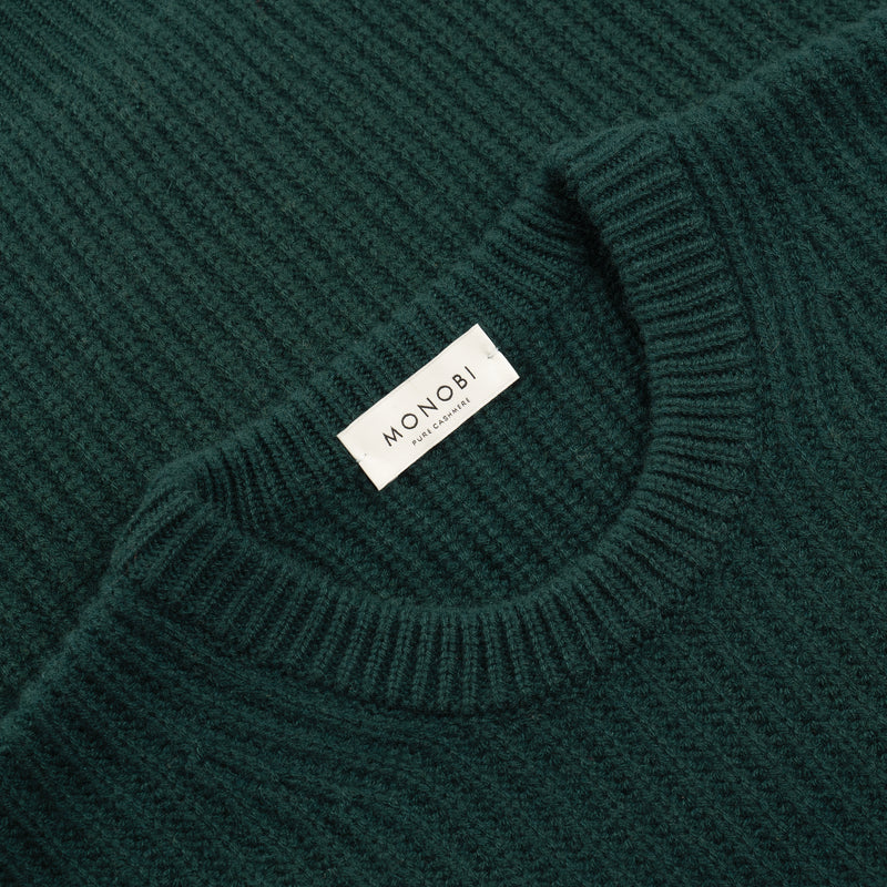 PURO CASHMERE FISHERMAN RIB 5G / FORESTA