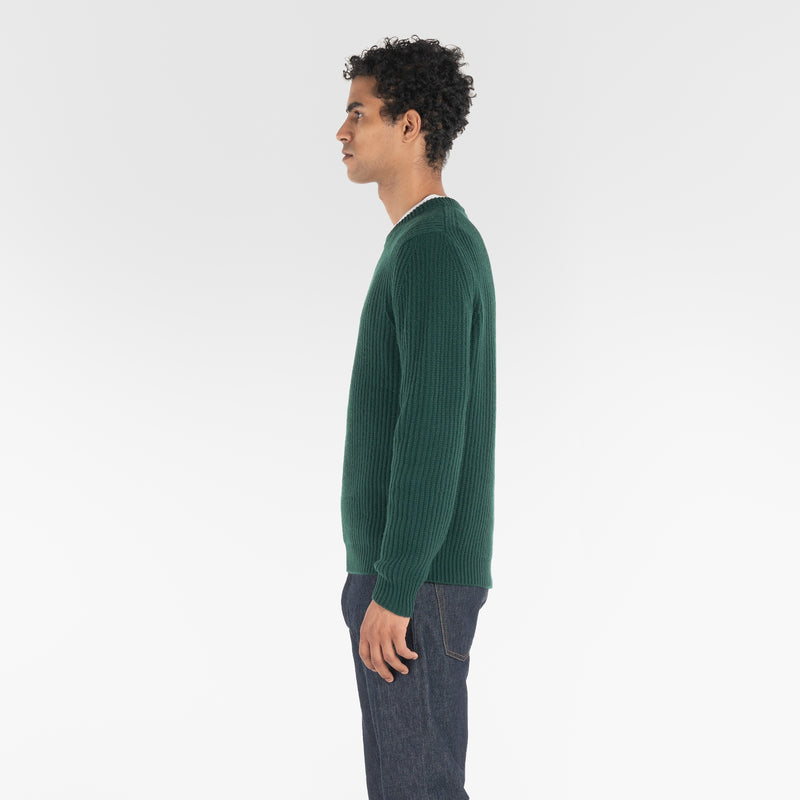 PURO CASHMERE FISHERMAN RIB 5G / FORESTA