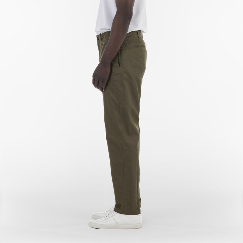 Lato di BIO GABARDINE ORIGIN CHINO / VERDE MILITARE