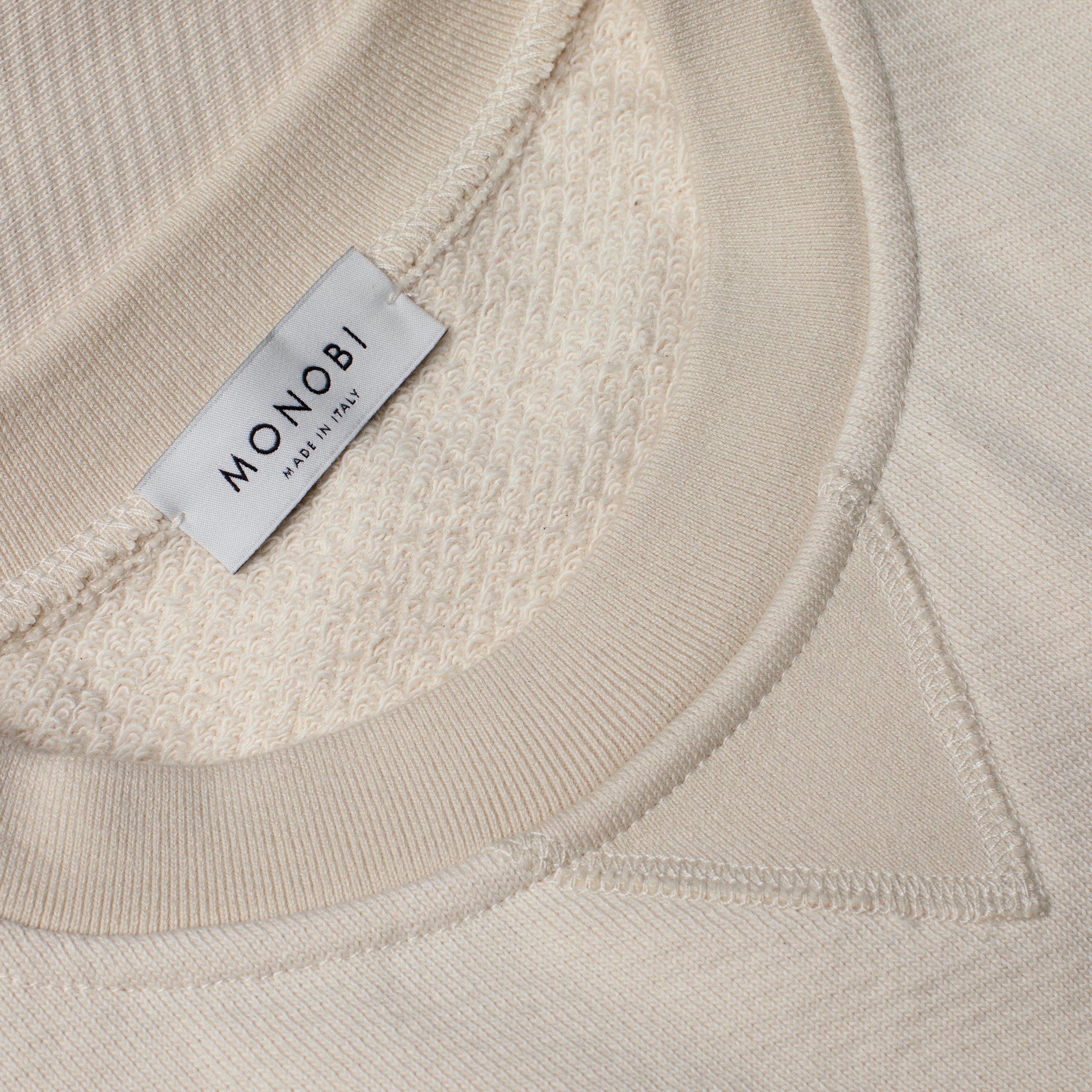 FULL ORGANIC SWEATSHIRT / NATURAL WHITE – Monobi