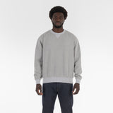 Front of FULL ORGANIC SWEATSHIRT / PIETRA MELANGE