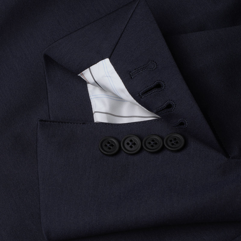 Sleeve buttons detail of EASY CARE SUIT / BLUE NAVY