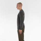 Side of PURE CASHMERE FISHERMAN RIB 5G / GRANIT jumper