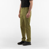 3/4 position of BIO GABARDINE CHINO / VERDE RANA