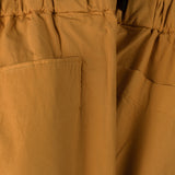 Fabric detail of DYEPOP SHORTS / CARAMELLO